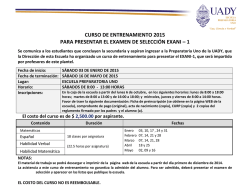Información - prepa1 - Universidad Autónoma de Yucatán
