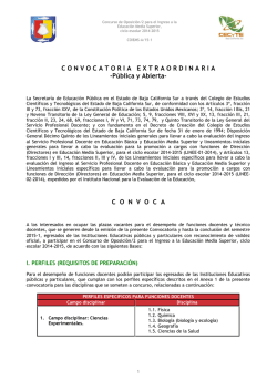 cecyte - Sistema Nacional de Registro del Servicio Profesional