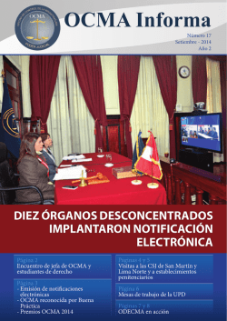 OCMA Informa - Poder Judicial