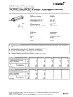 Cilindro de perfil, ISO 15552, Serie PRA