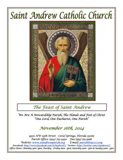 All Souls Day - St. Andrew Catholic Church