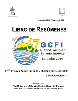 LIBRO DE RESÚMENES - Gulf and Caribbean Fisheries Institute