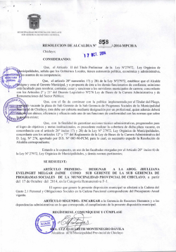 RA-858-2014-MPCH-A - Municipalidad Provincial de Chiclayo