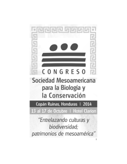 Programa Académico XVIII Congreso Honduras
