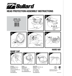 HEAD PROTECTION ASSEMBLY INSTRUCTIONS - Bullard