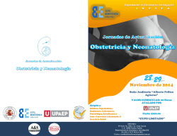 Jornada de Actualización Obstetricia y Neonatología - Hospital