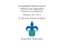 Curriculum Ricardo Galván - Universidad Veracruzana