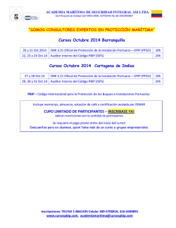 programación octubre de 2014 - Cursos PBIP