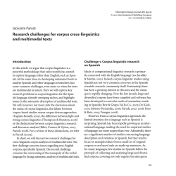 Research challenges for corpus cross-linguistics and multimodal texts