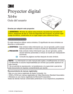 Proyector digital - 3M