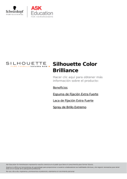 Silhouette Color Brilliance - Schwarzkopf Professional