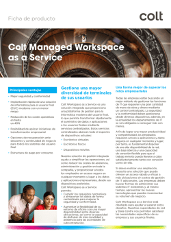 Colt Managed Workspace as a Service - Colt IT Services