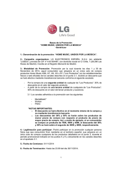 Bases legales - LG Home Music