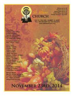 All Souls Day November 2nd, 2014 - E-churchbulletins.com