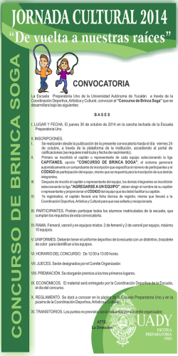 Brinca Soga - prepa1 - Universidad Autónoma de Yucatán