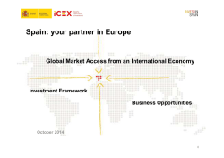Spain: your partner in Europe - Invest in Spain