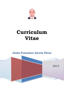Curriculum Vitae - Páginas Personales UNAM