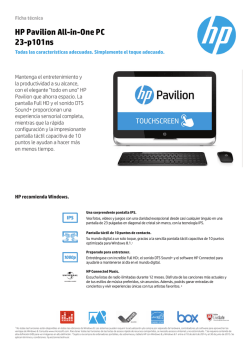 PSG Consumer 2C14 Desktop Datasheet - Hewlett Packard