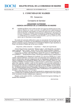 PDF (BOCM-20141105-17 -1 págs -79 Kbs) - Sede Electrónica del