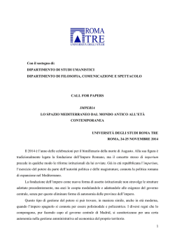 Texto de la convocatoria en italiano, francés e inglés (PDF)