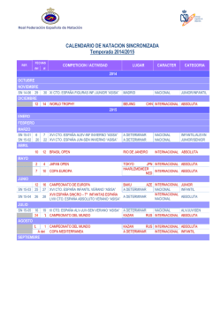 SINCRO-00-Calendario 2014_2015 - Real Federación Española de