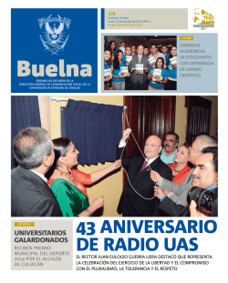 43 aniversario de radio uas - Dirección de Comunicación Social