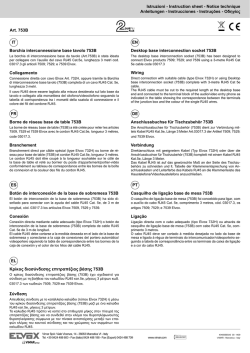 Istruzioni - Instruction sheet - Notice technique Anleitungen - Vimar