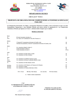 Propuesta Organización Competiciones Autonómicas 2015 - fetacyl.es