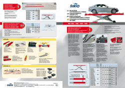 Scarica la brochure - Sirio equipment