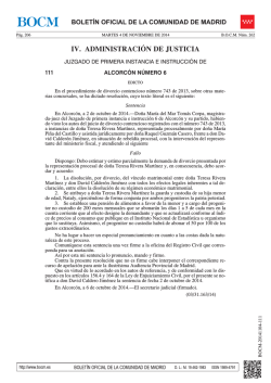 PDF (BOCM-20141104-111 -1 págs -75 Kbs) - Sede Electrónica del
