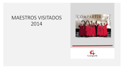 MAESTROS VISITADOS .pdf - Premio Compartir