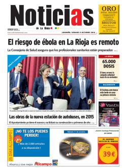 NLDR - 11 octubre 2014 - Noticias de La Rioja