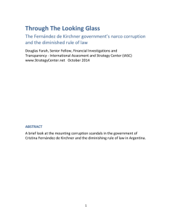 Through The Looking Glass - International Assessment and Strategy