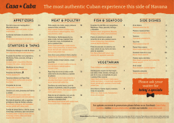 The most authentic Cuban experience this side of - Casa Cuba