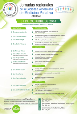 AF Afiche Jornada Programa - Sociedad Venezolana de Medicina