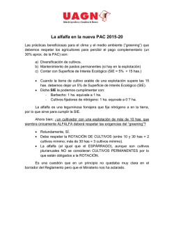La alfalfa en la nueva PAC 2015-2020 - Uagn.es