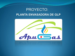 Proyecto: Planta Envasadora de GLP - APUGAS - Osinergmin