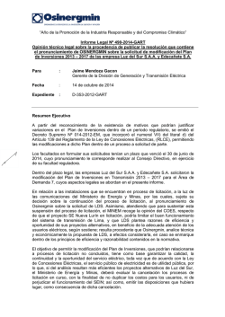 Informe Legal N° 490-2014-GART - osinergmin