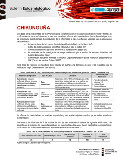 INS Boletin Diario No_19 CHIK - Instituto Nacional de Salud