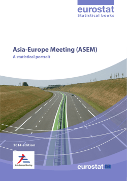 Asia-Europe Meeting (ASEM) - Eurostat - Europa