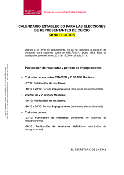 Acta constitución mesa electoral - EIIAB