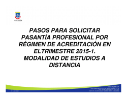 Proceso de acreditación - Universidad Yacambú