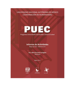 Untitled - Programa Universitario de Estudios sobre la Ciudad - UNAM