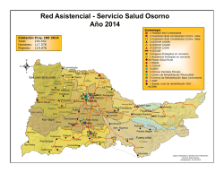 Red Asistencial - Servicio Salud Osorno Año 2014