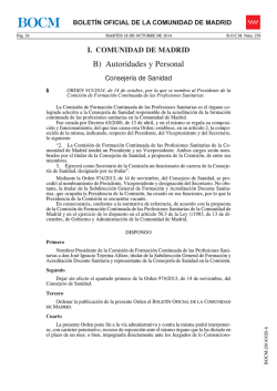B) Autoridades y Personal - Sede Electrónica del Boletin Oficial de