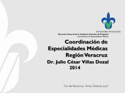 Presentación de PowerPoint - Universidad Veracruzana