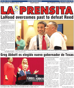 LaHood overcomes past to defeat Reed - La Prensa De San Antonio