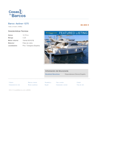 Descargar ficha (PDF) - Cosas De Barcos