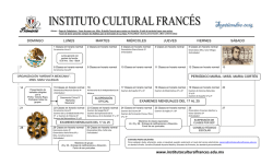 calendario septiembre 2014 - institutoculturalfrances.edu.mx