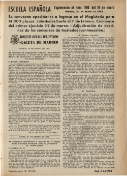 Año XXIII, Suplemento al núm. 1160 de enero de 1963 - Biblioteca